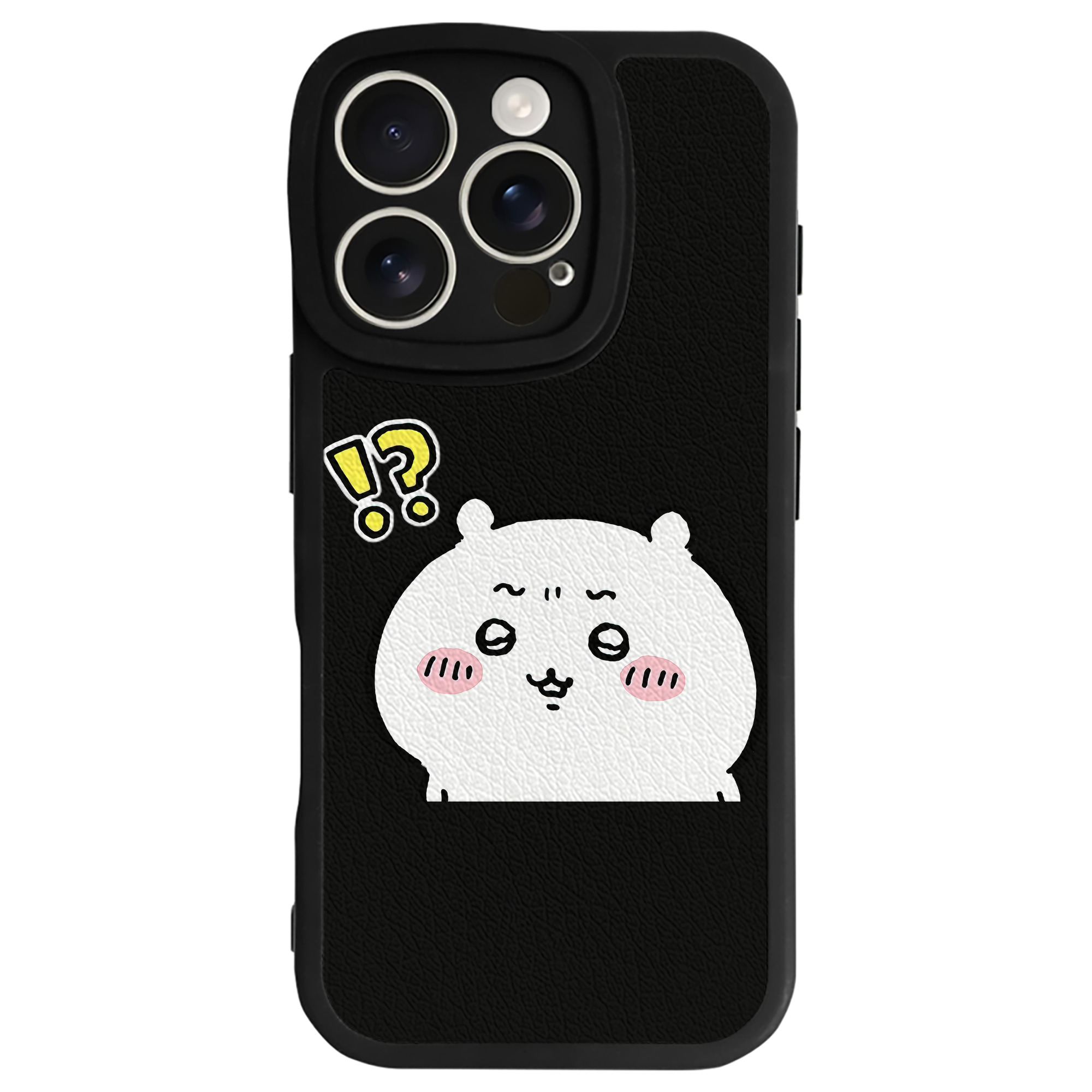 （画像用） ちいかわ ちいかわ Chii-kawa chiikawa 【iPhone 16シリーズ対応】シリコンスマホケース（レザー調） 材質：シリコン